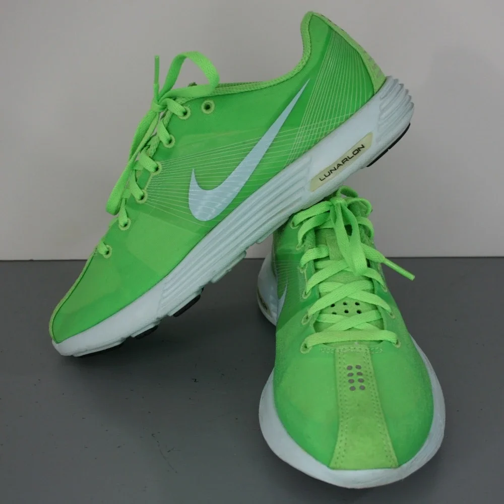 Nike Lunaracer Men's Running Shoes Bright‎ Green Size 7 324909-300